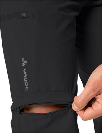 YARAS Herren-Zip-off-Tourenhose  black  M