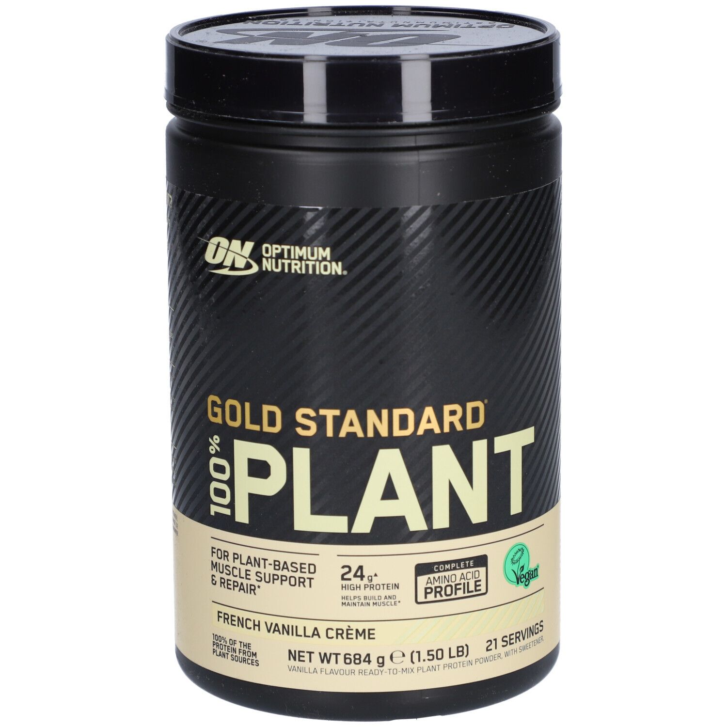 Gelb Standard 100% Plant Protein 684g Optimum Nutrition
