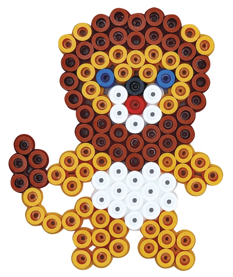 Hama - Maxi - 600 perler & 1 stiftbræt i æske