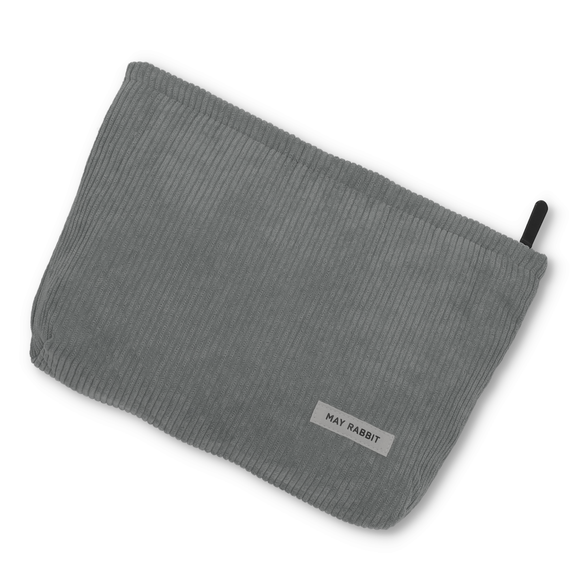 (26x22x5cm) Kosmetik Make Up Tasche Necessaire Organizer Bag Riffel Design - Grau
