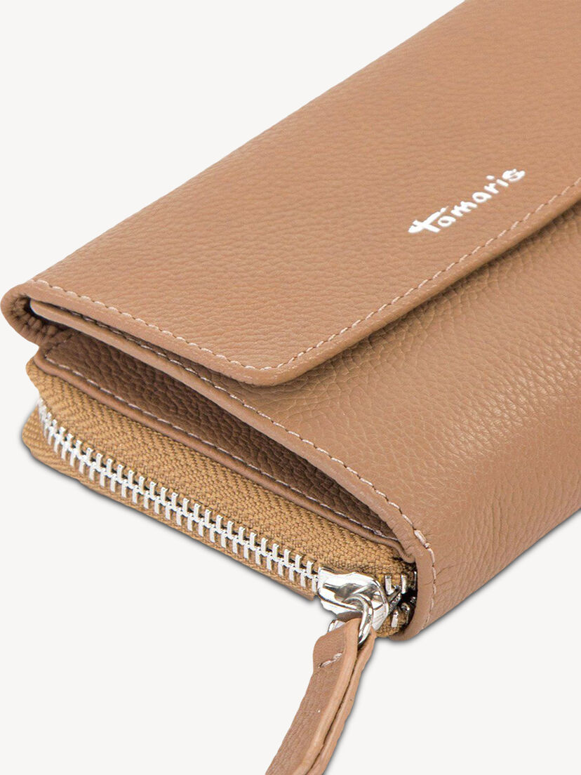 Leren Portemonnee - beige