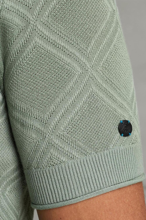 Cast Iron groene heren polo