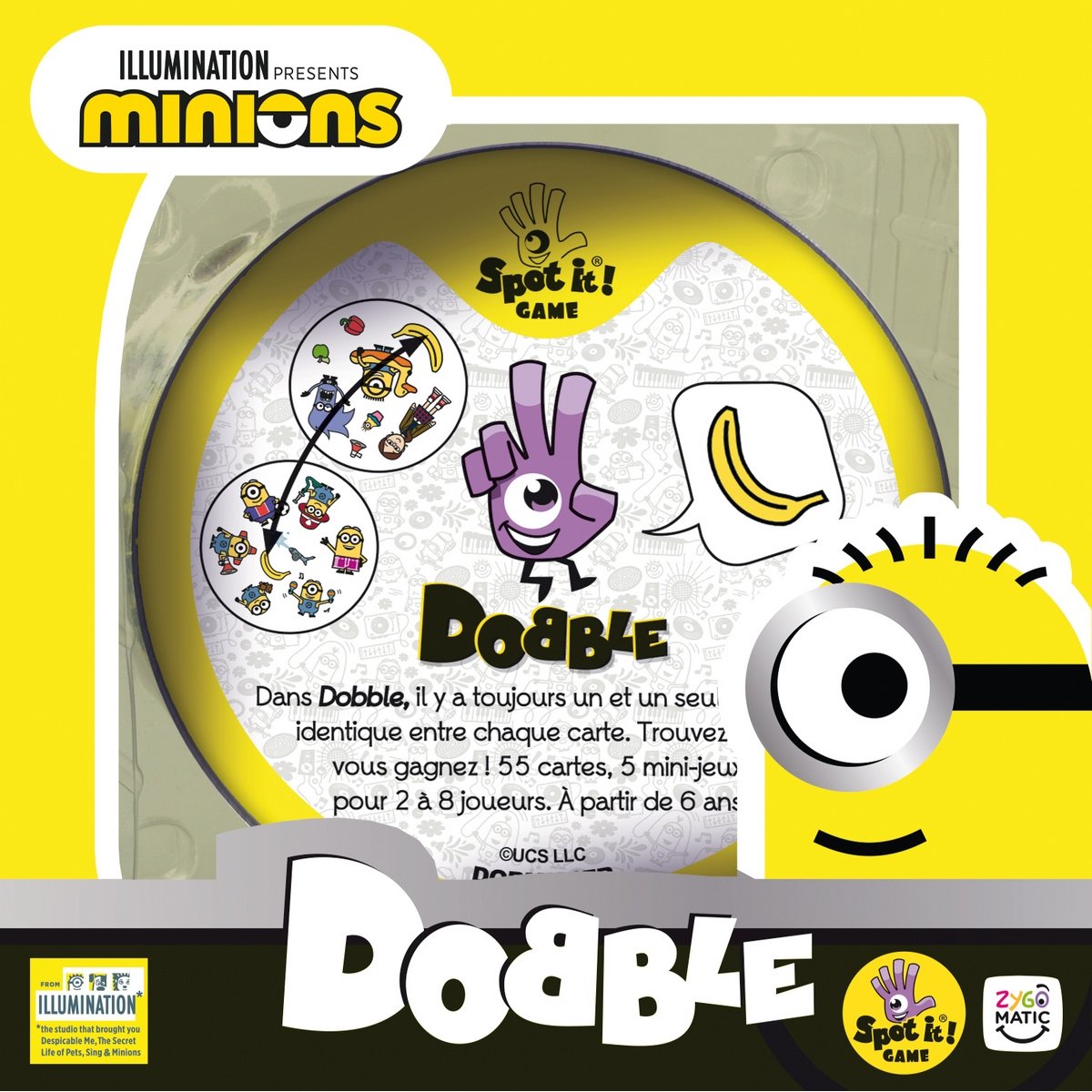 Jeu de cartes Dobble Minions