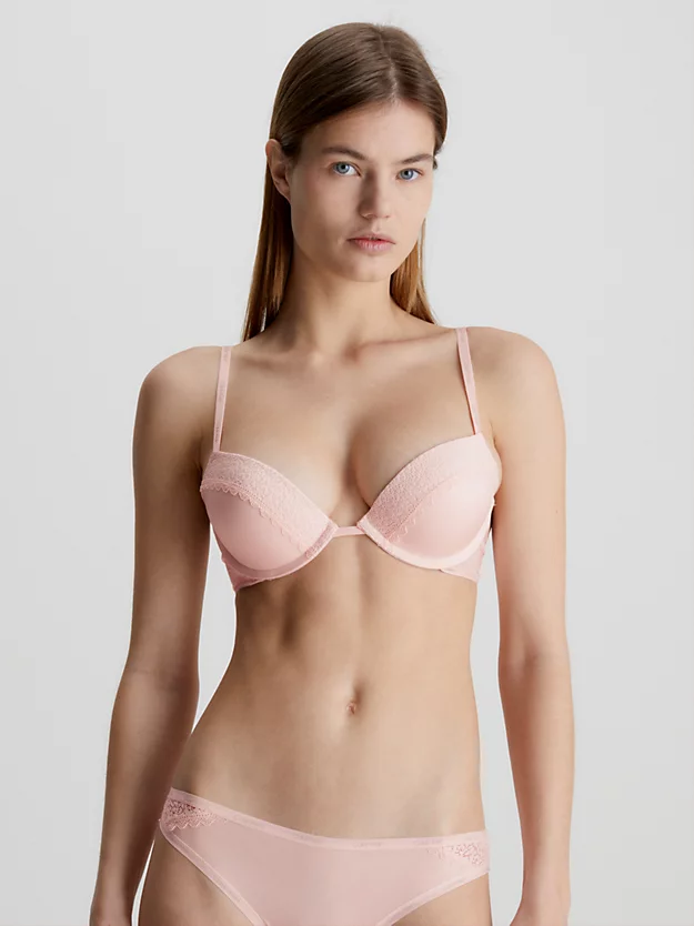 Sutiã Push-Up com Decote em V Profundo e Design Sensual