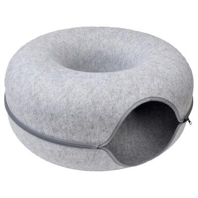 Aumüller Donut Katzentunnel/-höhle Ø50 hellgrau