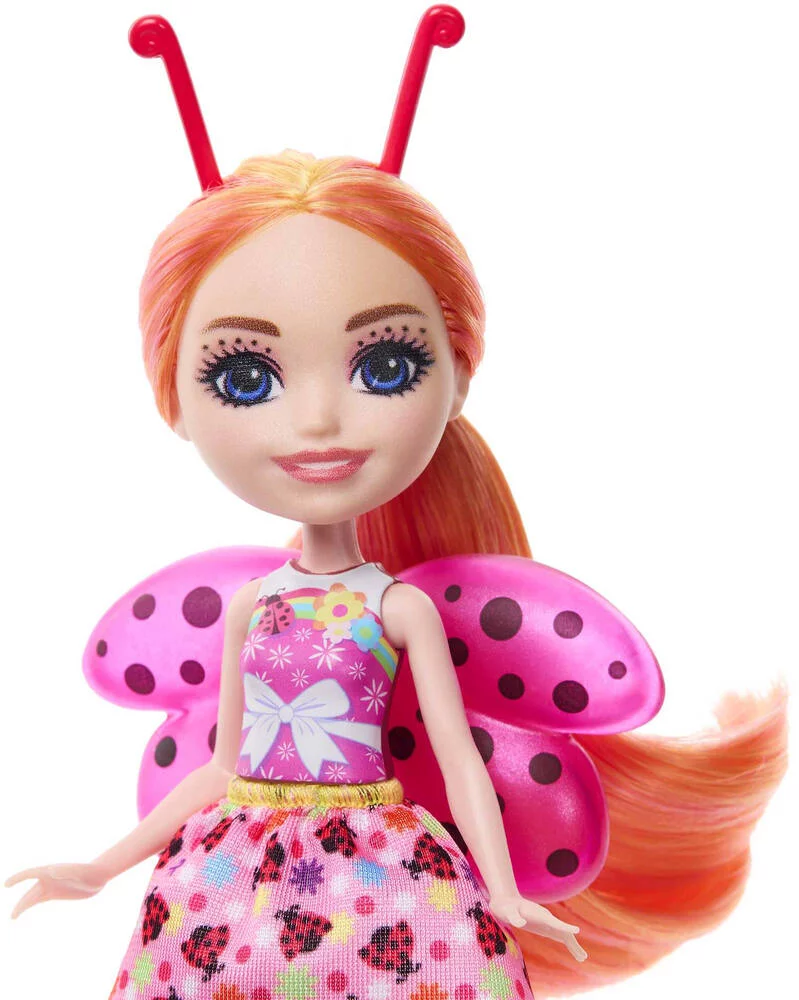 ENCHANTIMALS - BETES CITADINES - POUPEE COCCINELLE ET FIGURI