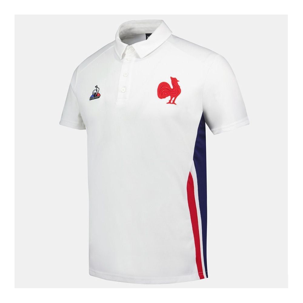 Le Coq Sportif FFR PRESENTATION - Polo Homme new optical white
