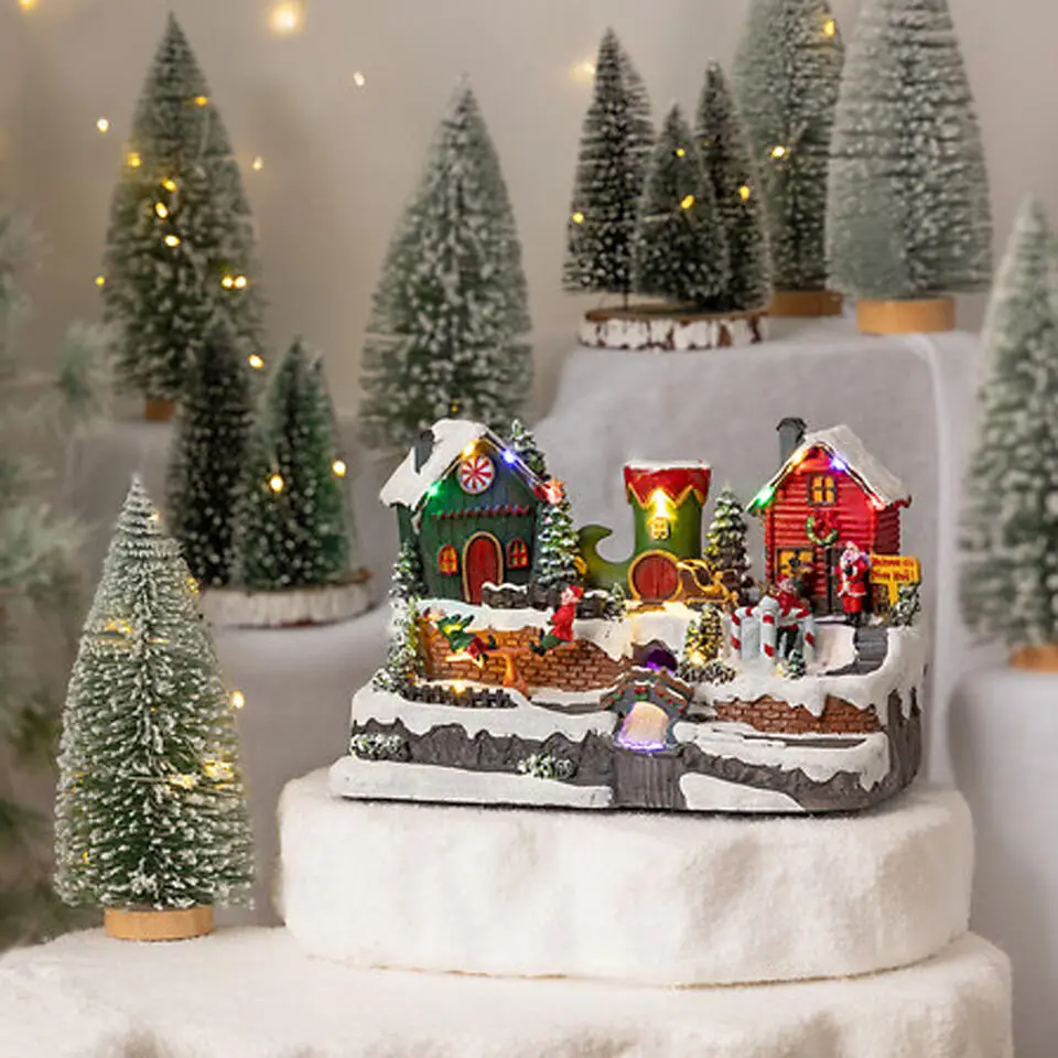 Feeric Lights & Christmas Kerstdorp - elven dorp - led - 20,5 cm