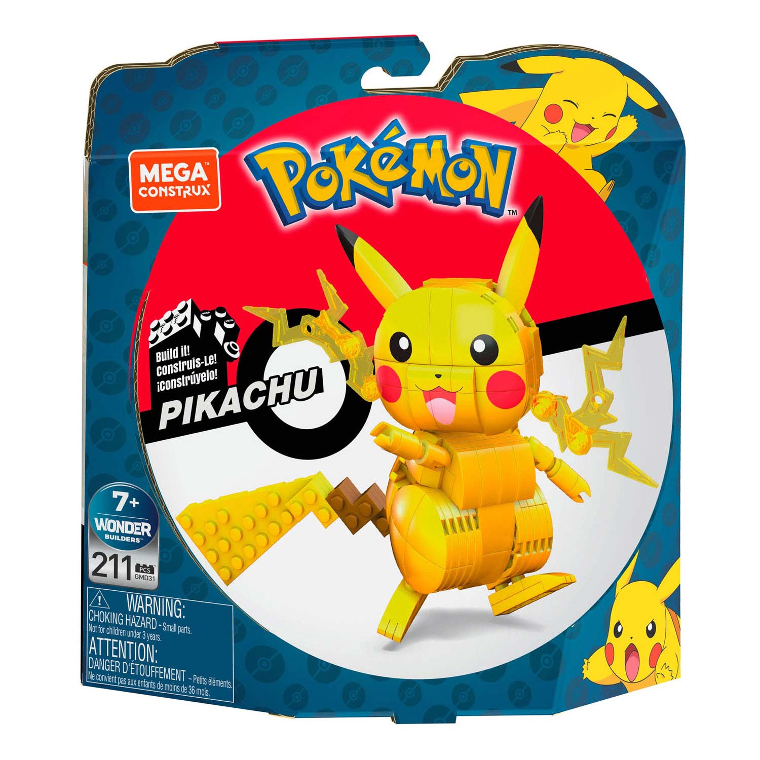 Mega Construx Bouwset Pokémon - Pikachu