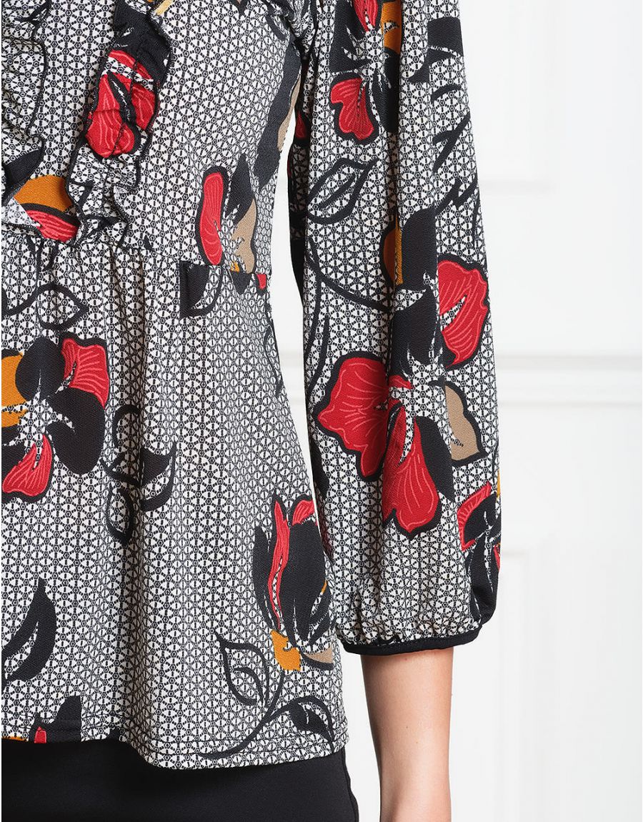 Blouse imprimée fleurie
