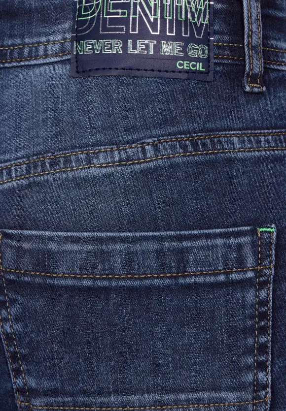 Slim Fit Jeans - mid blue wash