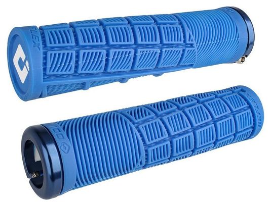 Paire de Grips Odi Reflex V2.1 135 mm Bleu