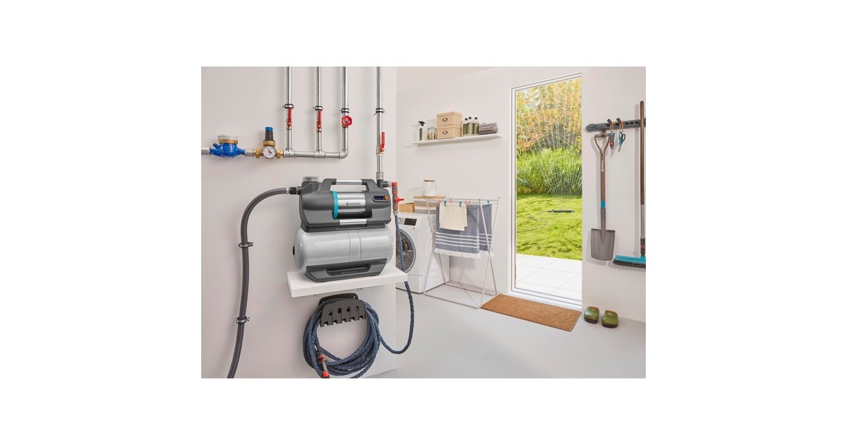 GARDENAHydrofoorpomp 6300 SilentComfort  (Grijs/roestvrij staal, Bluetooth)