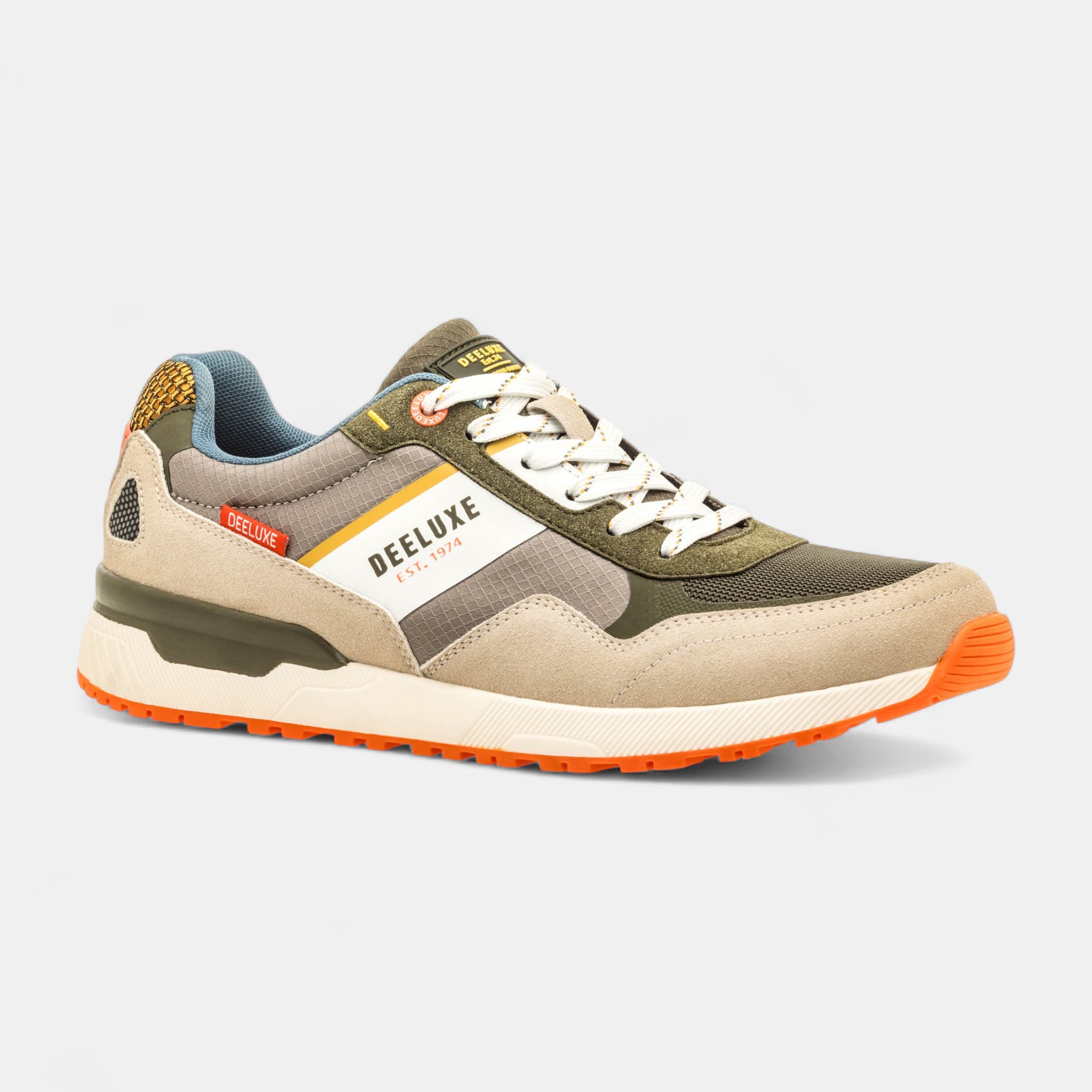 Baskets Homme kaki