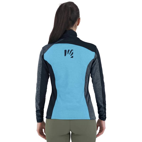 Veste polaire ski rando KARPOS FEDERA F-Z W FLEECE BLUE ATOLL/VULCAN/MIDNIGHT