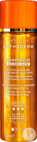 Institut Esthederm Adaptasun Golden Glow Huile Solaire Nacrée 3 Soleils 125ml
