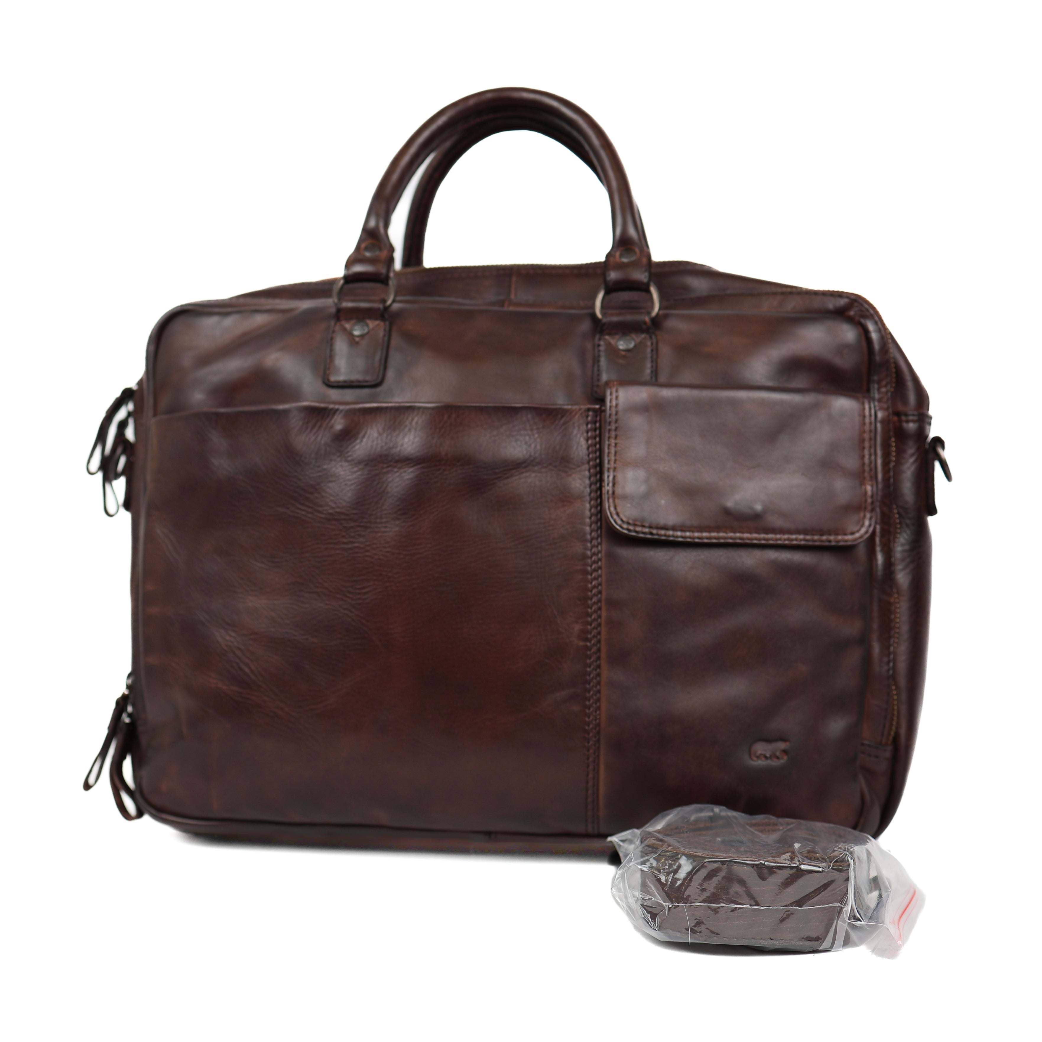 Laptoptas 'Silke' donkerbruin Brown
