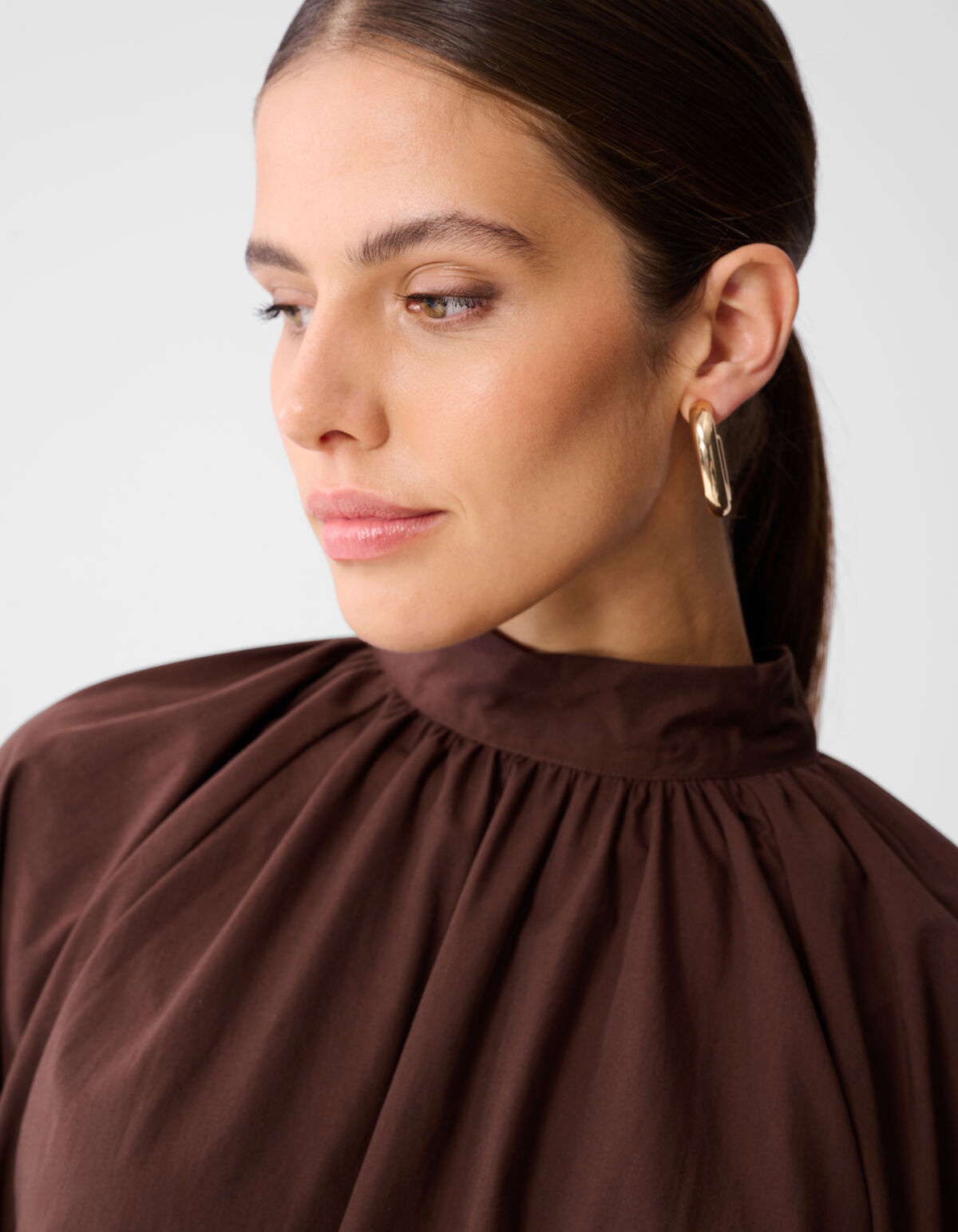 Strik Blouse Bruin