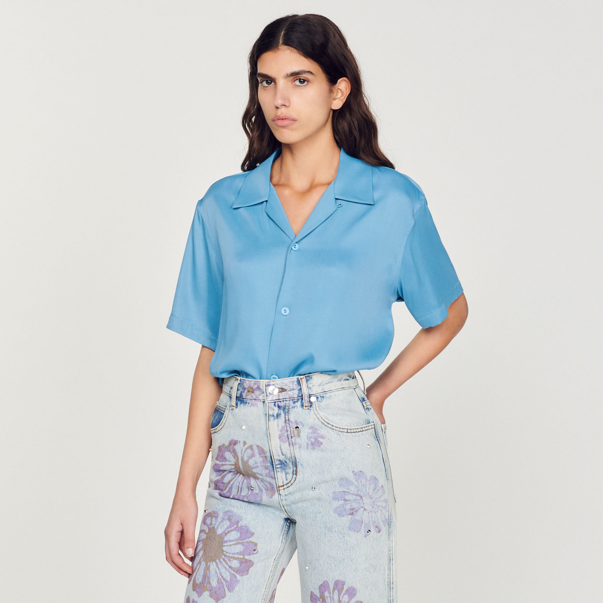 Chemise á manches courtes Homme