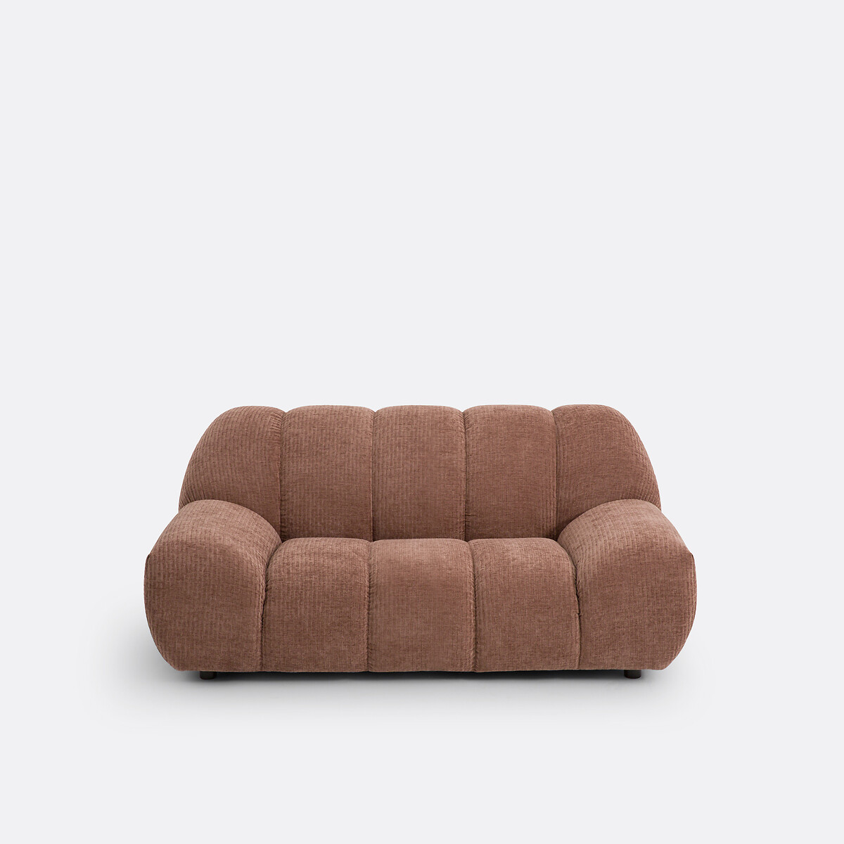 LA REDOUTE INTERIEURS<br>Sofá de 2 lugares, veludo chenille estampado, Nuria