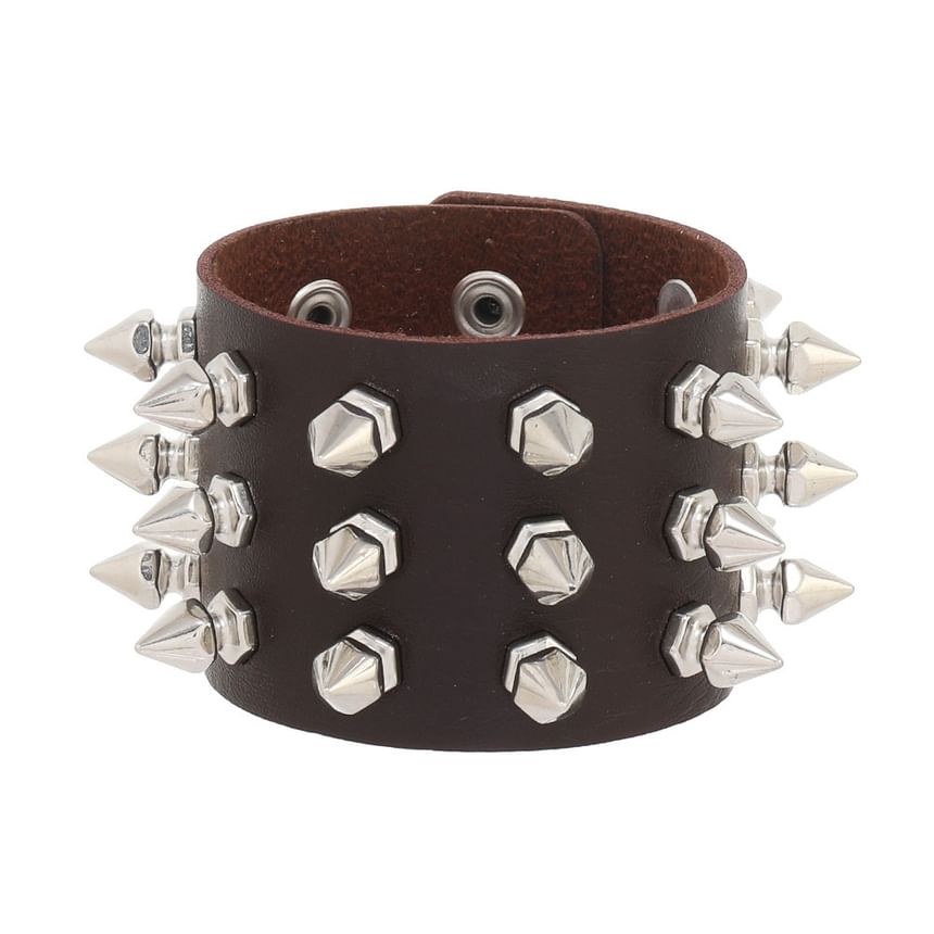 Malnia Home - Armband van imitatieleer met studs