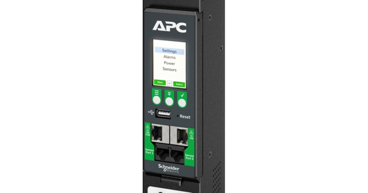 APCAPDU10350ME - Metered, 0U, 32A, 400V  (Zwart, (24x) C13/15 + (24x) C13/15/19/21, IEC60309 32A 3Fase stekker)