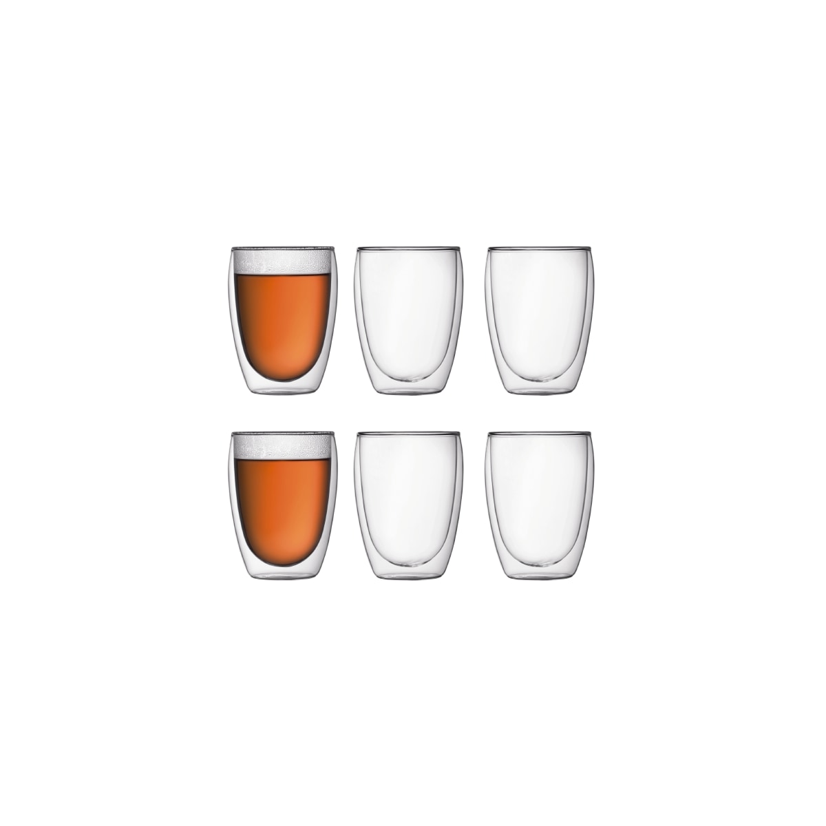 6 stk glass Bodum PAVINA