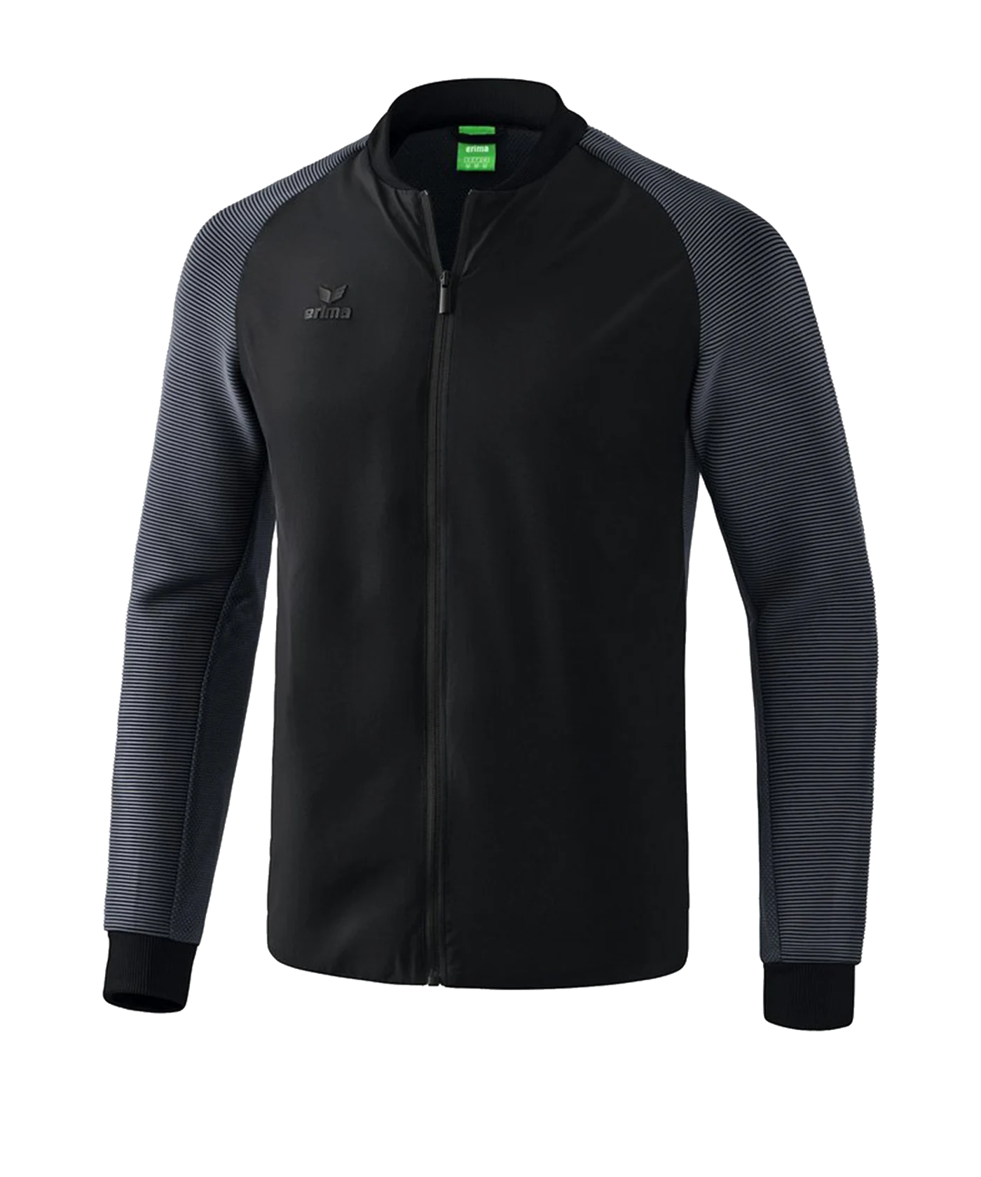 Erima Premium One 2.0 Freizeitjacke Schwarz Grau