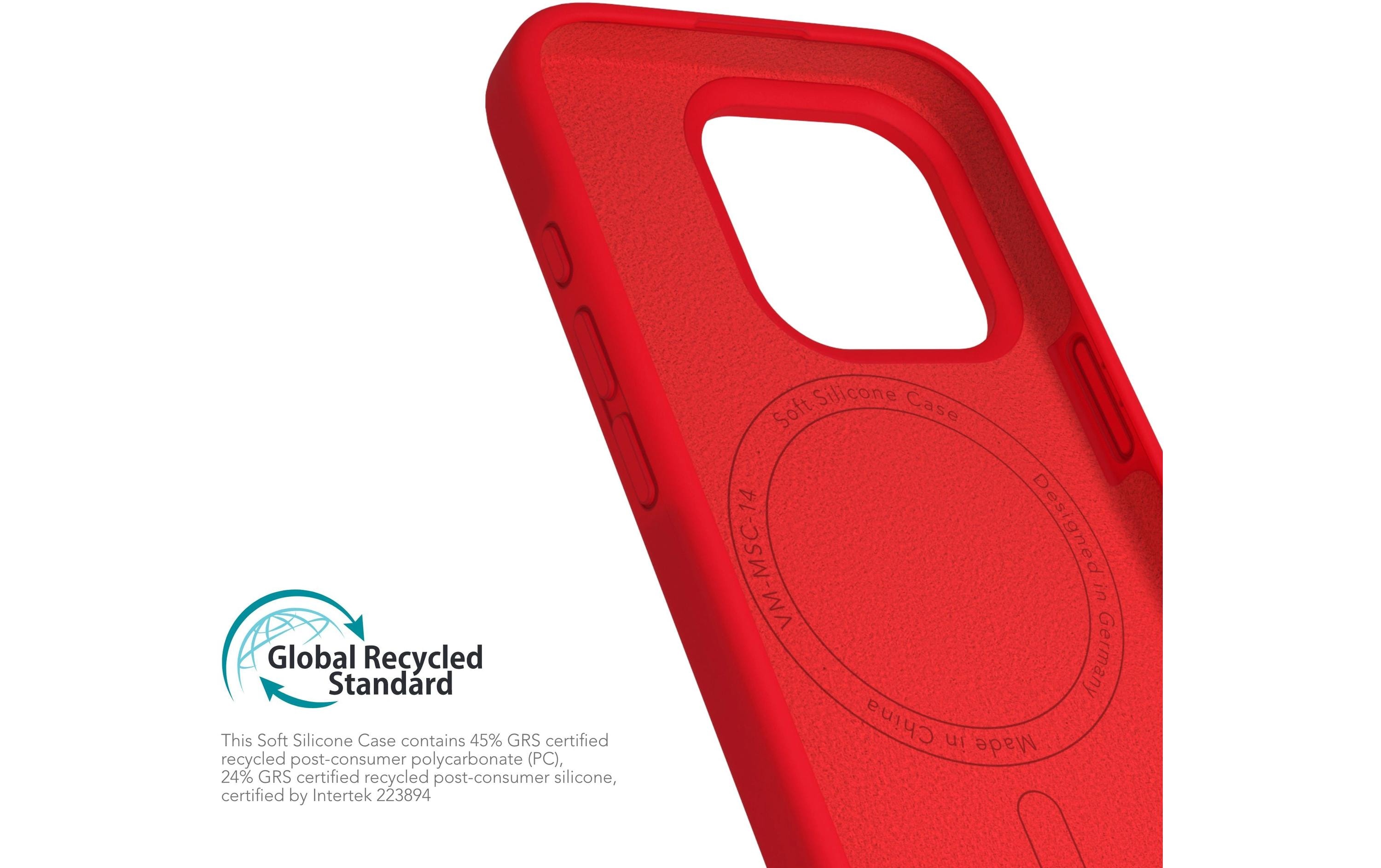 Back Cover Soft Silicone iPhone 16 Pro Max FirecrackerSilicone Backcover für das Apple iPhone 16 Pro Max