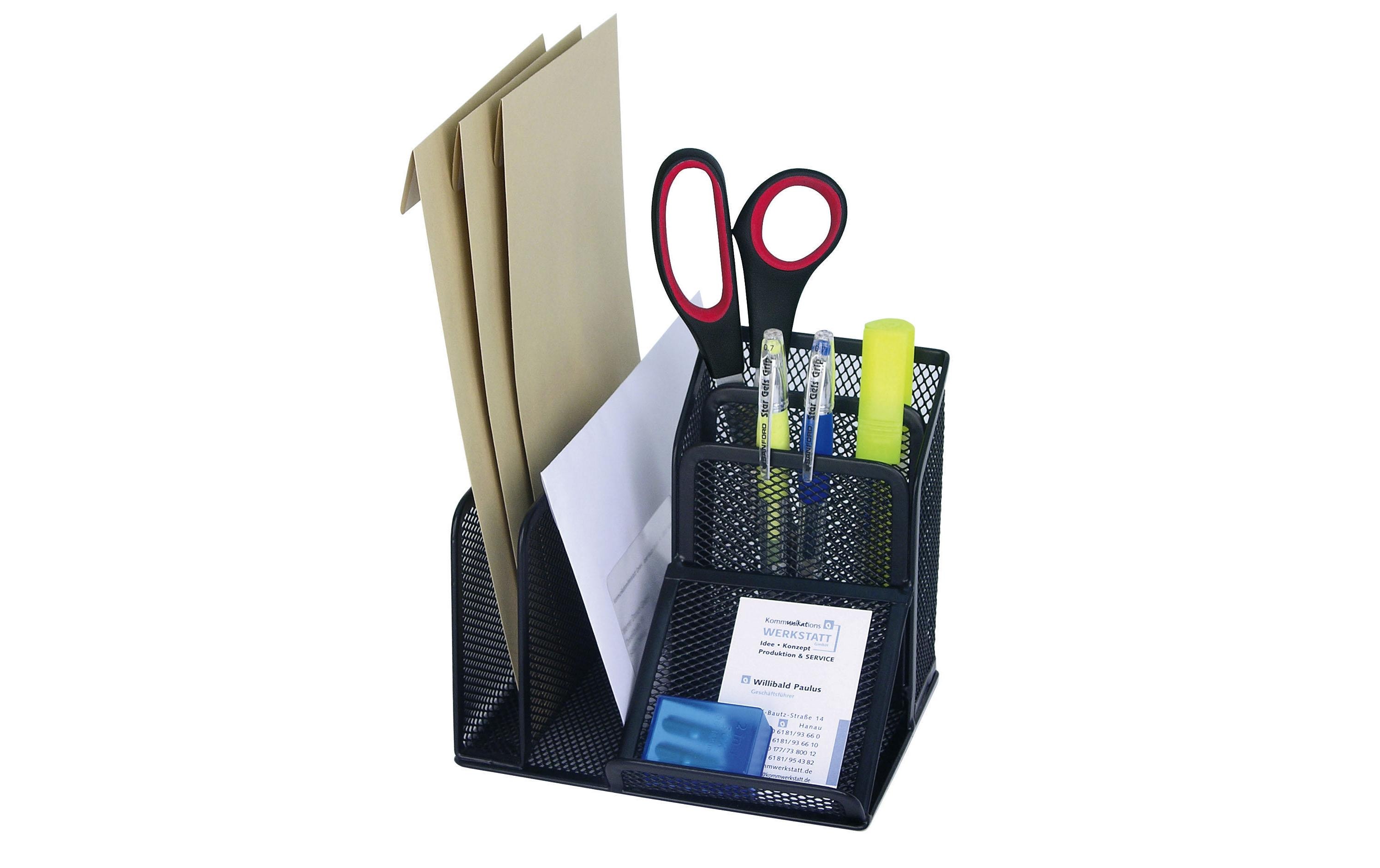 Stiftehalter Office-Serie SchwarzStifthalter im Gitterlook