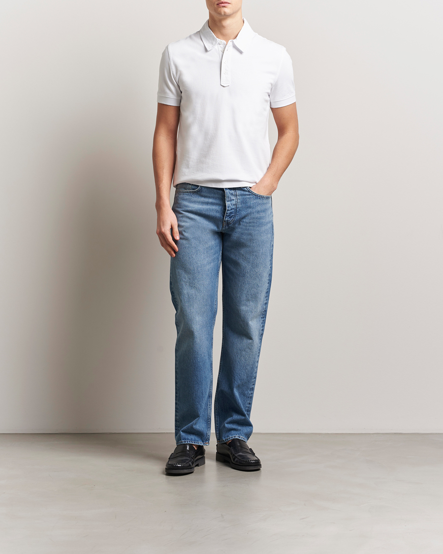 Tiger of Sweden Ronen Cotton Polo Pure White