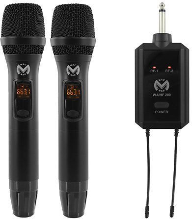 B-Stock Mac Mah W-UHF 200M set van 2 Draadloze Microfoons
