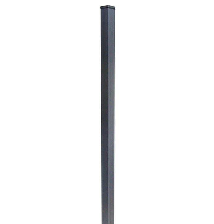 Poteau aluminium Neva taupe h.139 cm (sans base)
