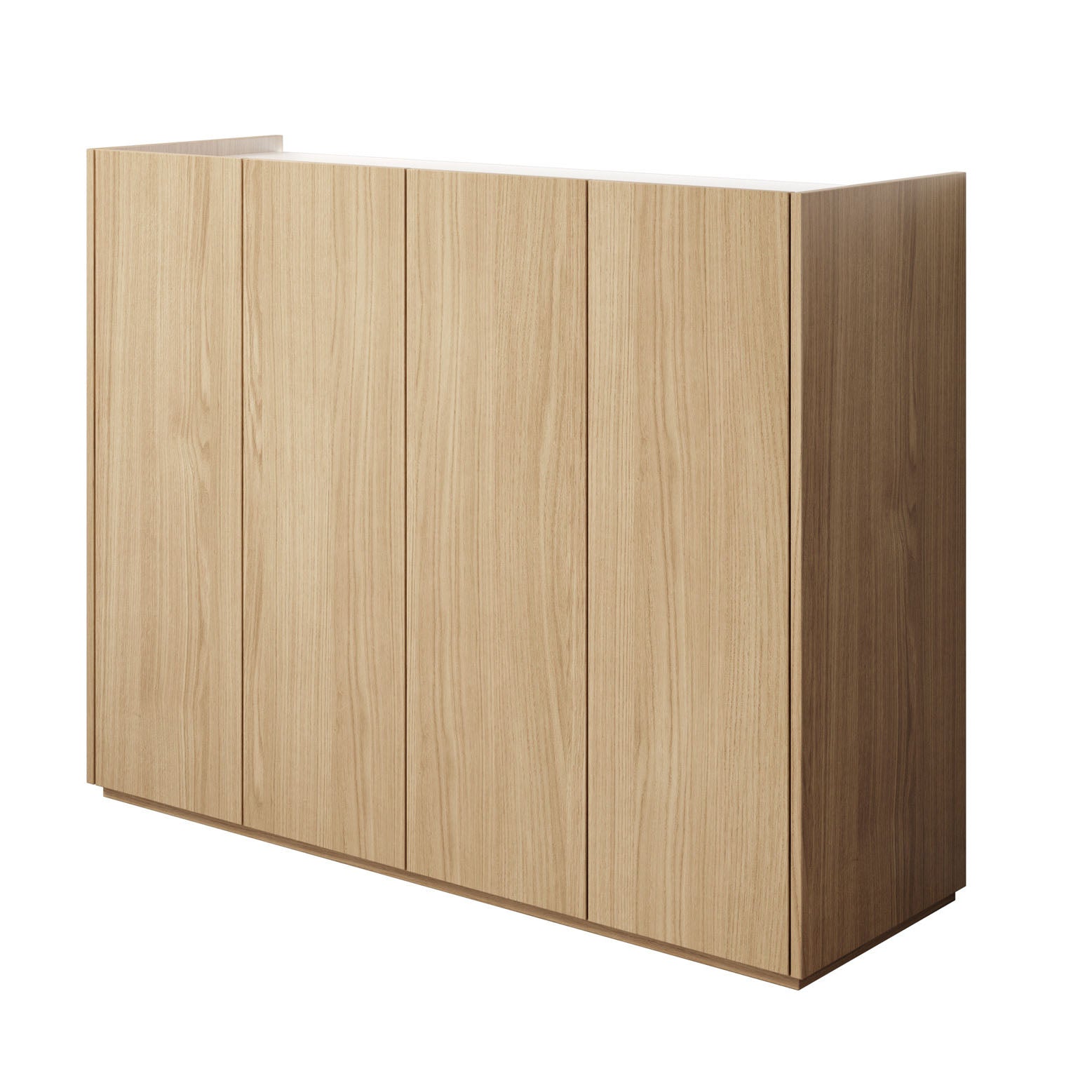 Meubella - Schoenenkast Encore - Eiken - 126 cm