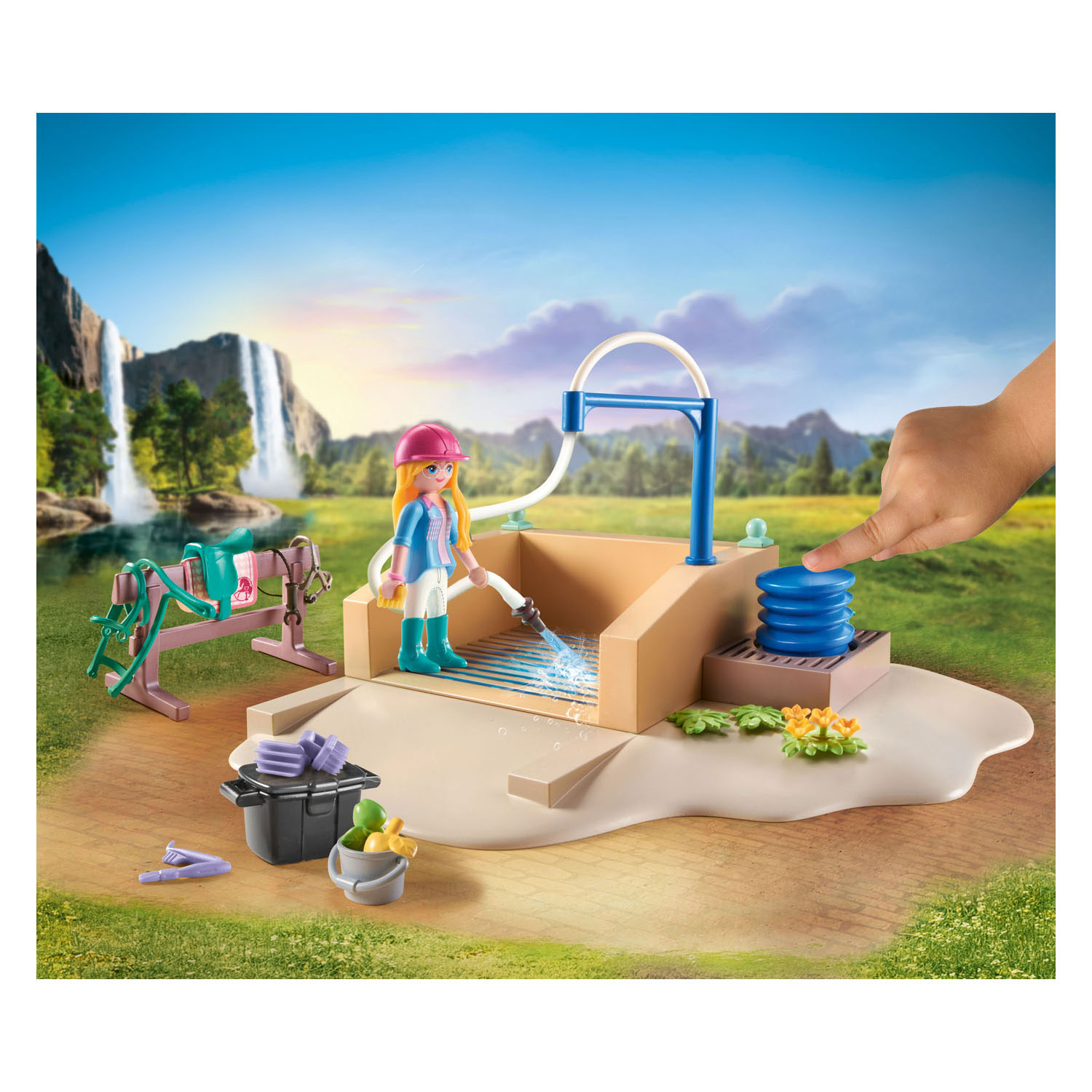 Playmobil Horses of Waterfall Isabella en Leeuwin Speelset - 71354