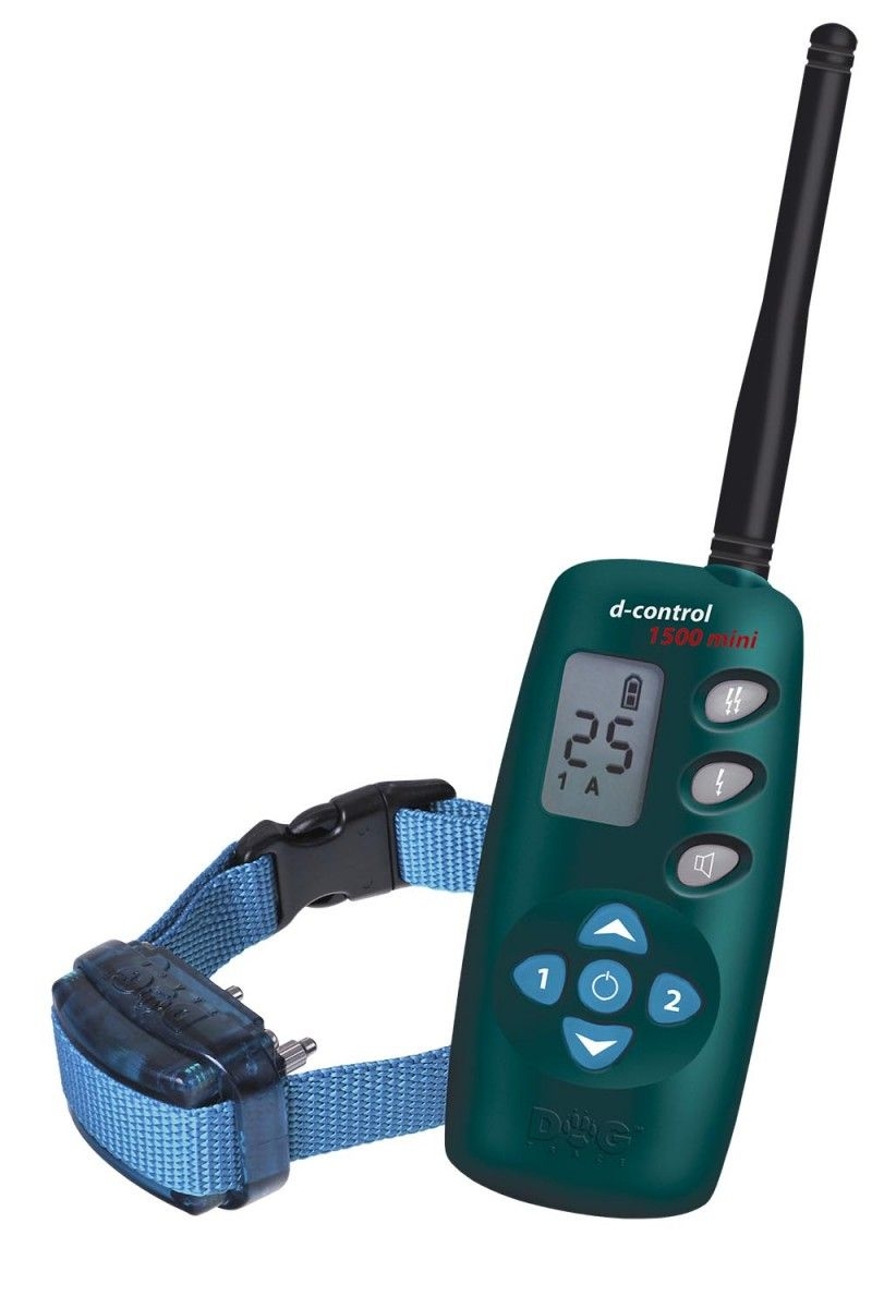 Dogtrace Mini - Coleira de adestramento profissional adequada para cães de porte médio e pequeno, com alcance de 1500 metros.