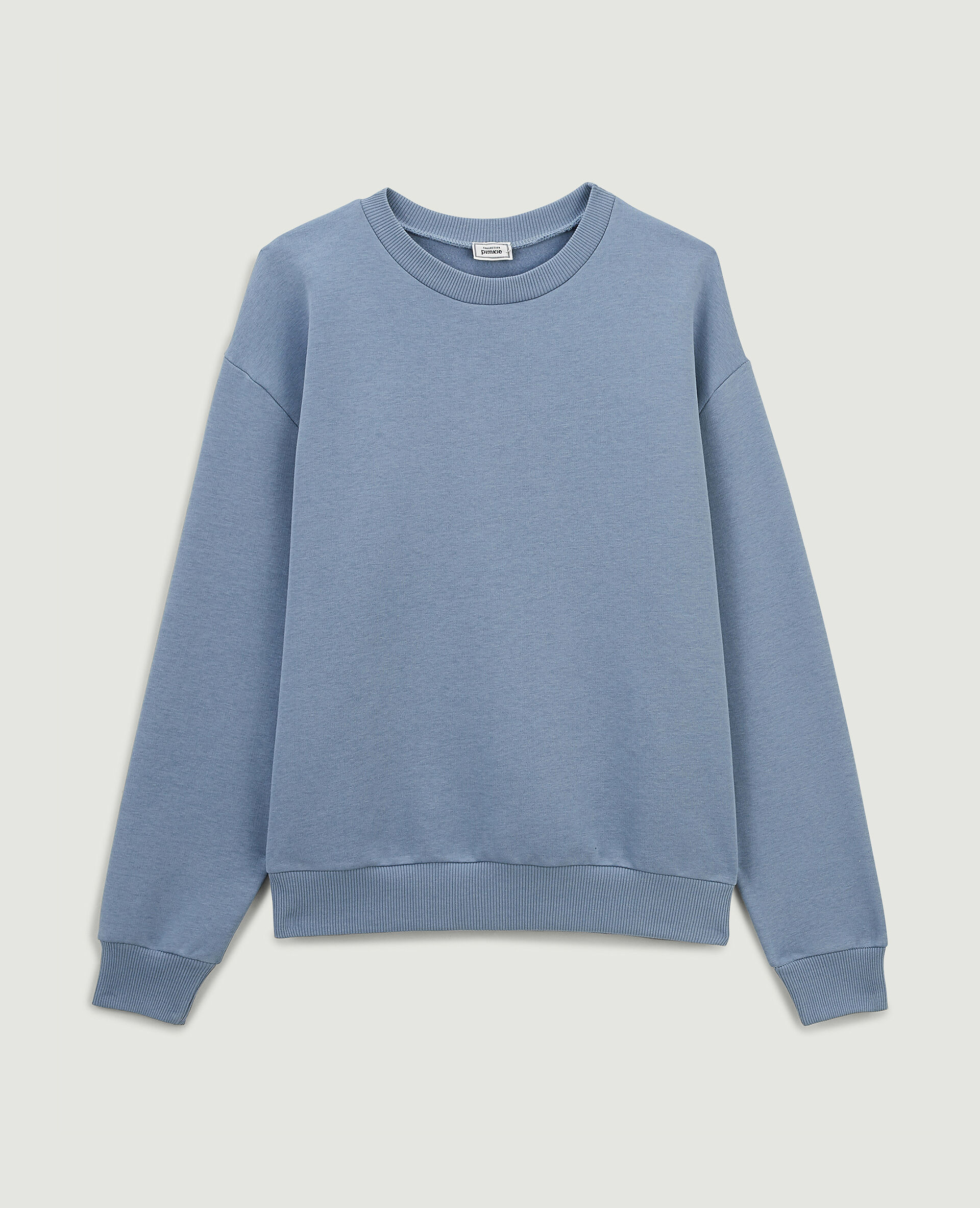 Sweat col rond - Bleu