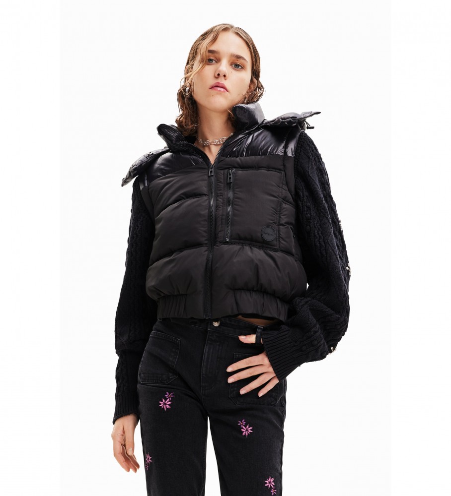 Casaco preto Desigual Oslo