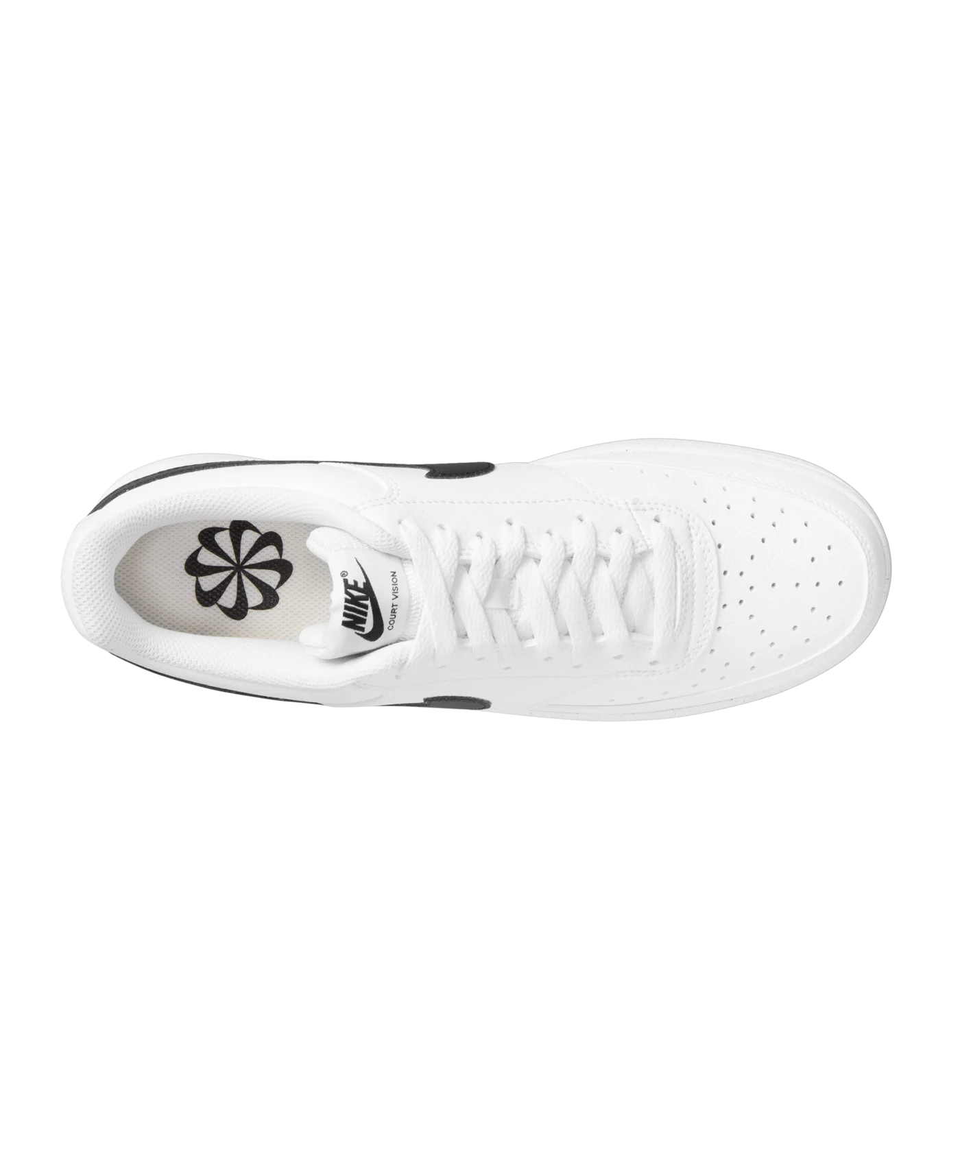 Nike Court Vision Low Weiss Schwarz F101