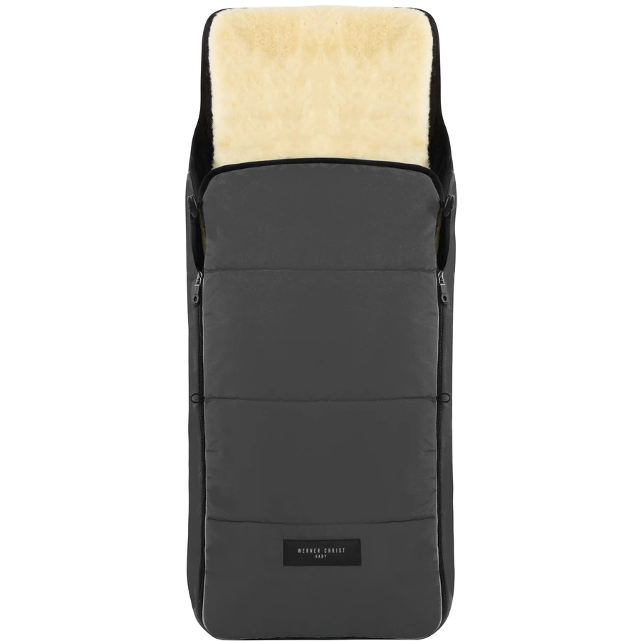 Werner Christ Baby Lammfellfußsack CORTINA stone