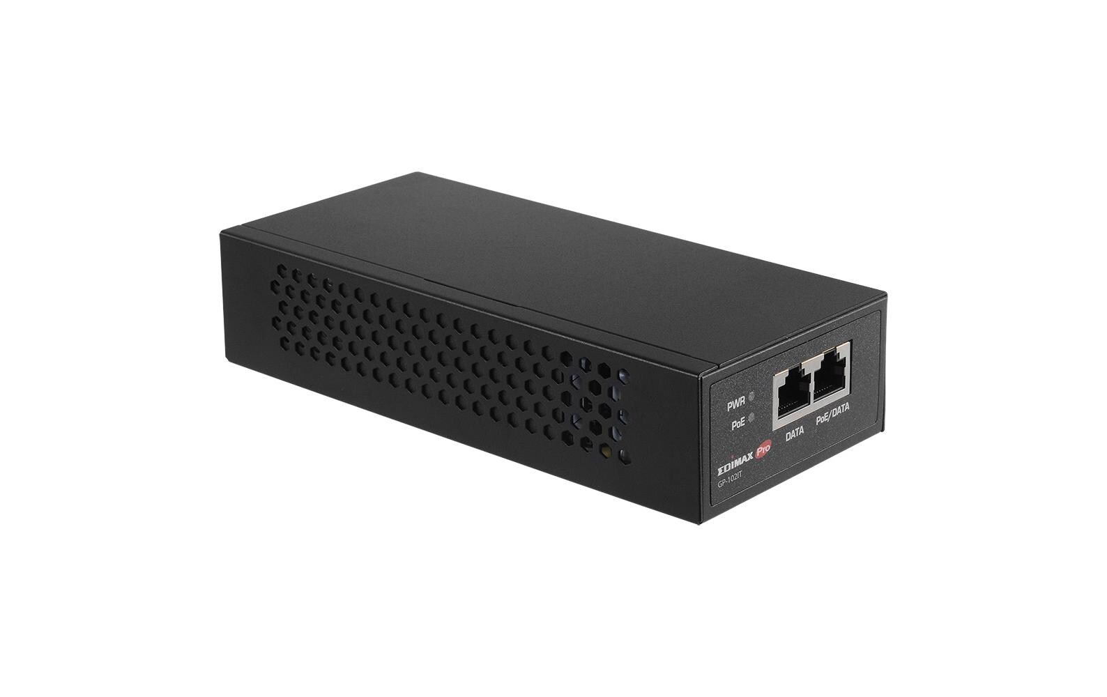 PoE++ Injector GP-102ITEdimax Pro GP-102IT: PoE++ Injector, 1Gbps, IEEE 802.3bt/at/af (60Watt)