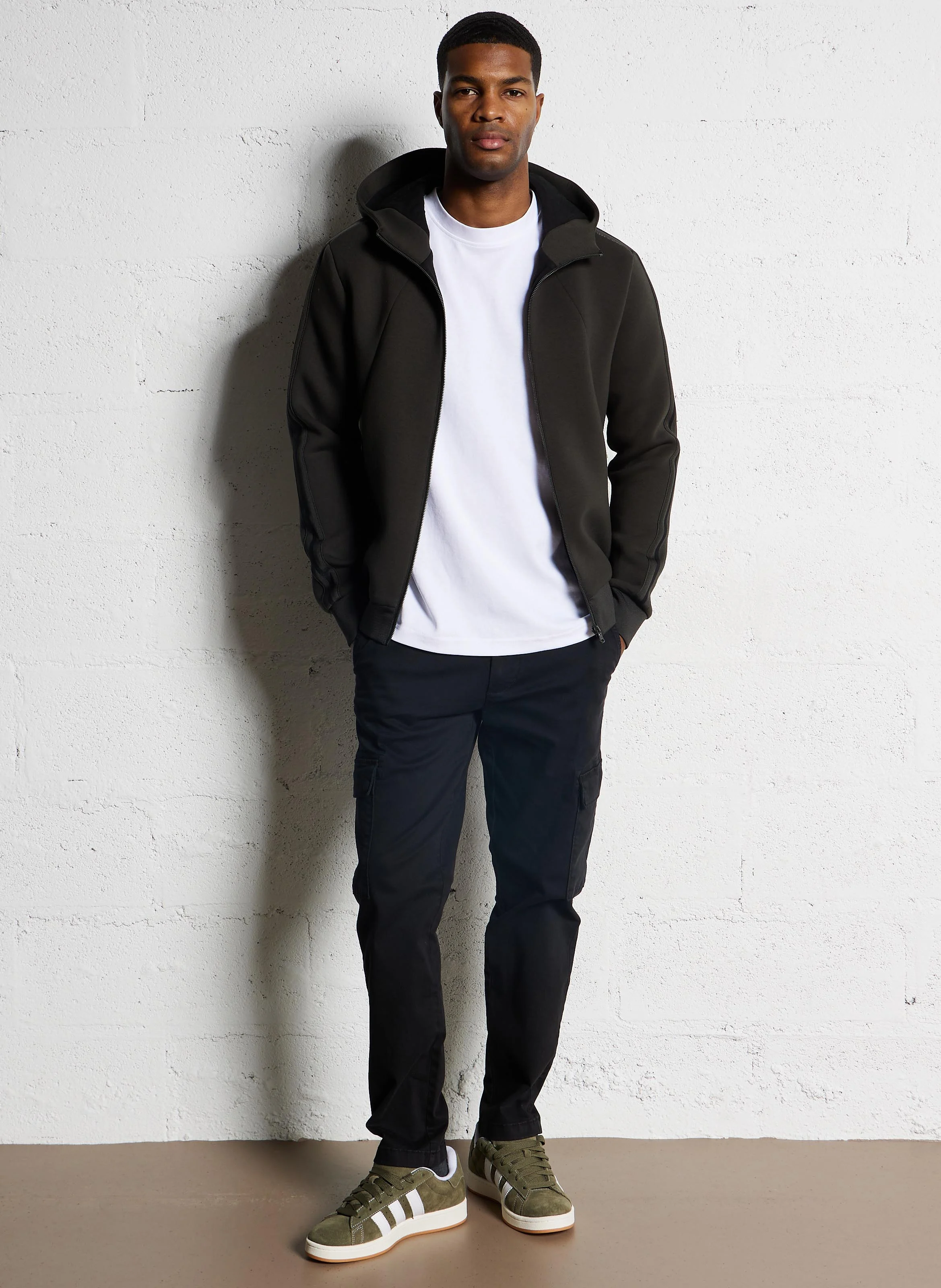 Sweat à capuche zippé | Vert