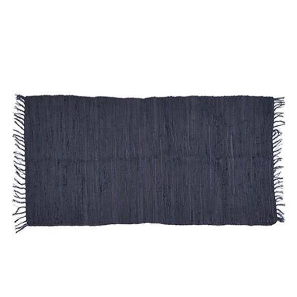 Bahne Interior  Gulvtæppe, bomuld, mørk grå - 60x90 cm.