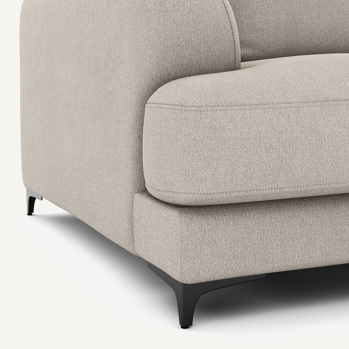 AM.PM4-zit slaapbank viscose de linho texturizada, Marsile