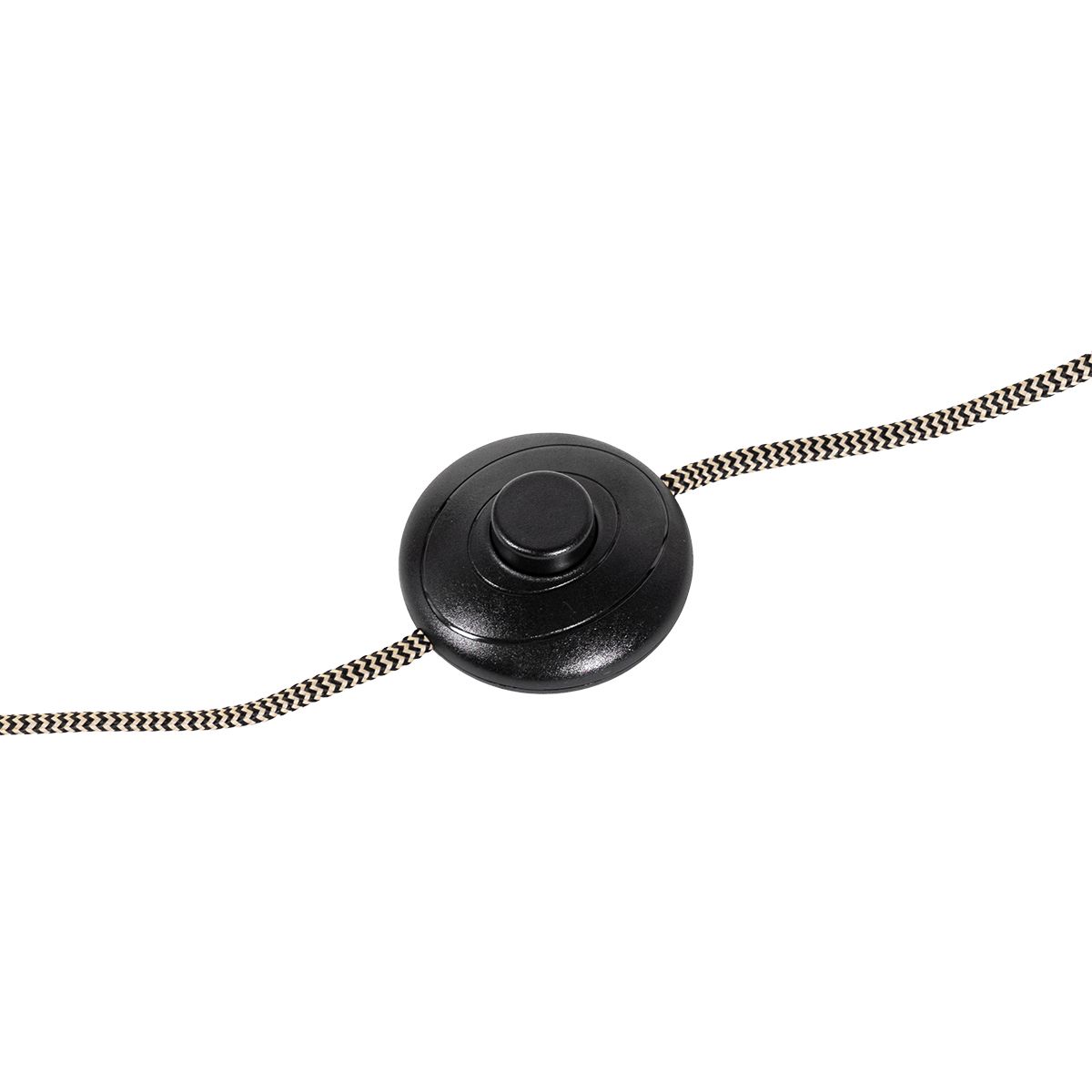 Industriële vloerlamp tripod staal met hout kantelbaar - Emado