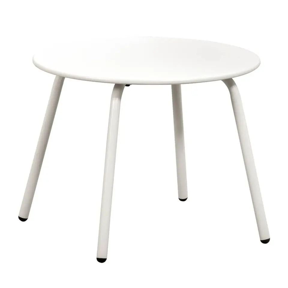 Bijzettafel Montreal - zand/metaal - Ø50 cm