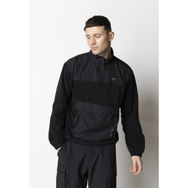 Fat Moose Herold Fleece Half Zip Black