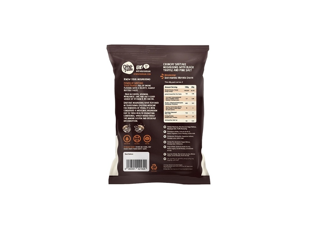 COGUMELOS SHITAKE OTHER FOODS TRUFA NEGRA E SAL 40G