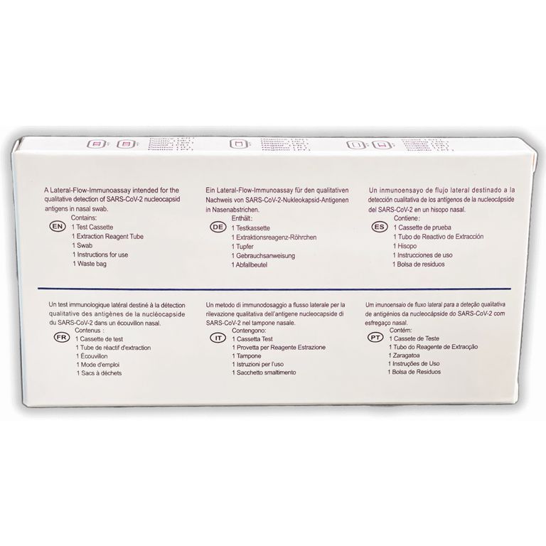 Clungene Covid-19 Corona Schnelltest Nasal + GRATIS BLT Desinfektionsmittel