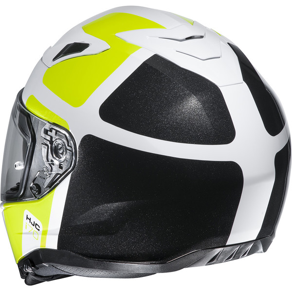 HJC - Casque i70 Prika MC4H / Blanc / Jaune / Noir